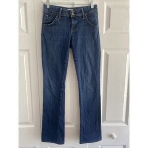 Hudson Jeans Women's Beth Baby Bootcut Denim Size 28 Low Rise Y2K Flap Pockets
